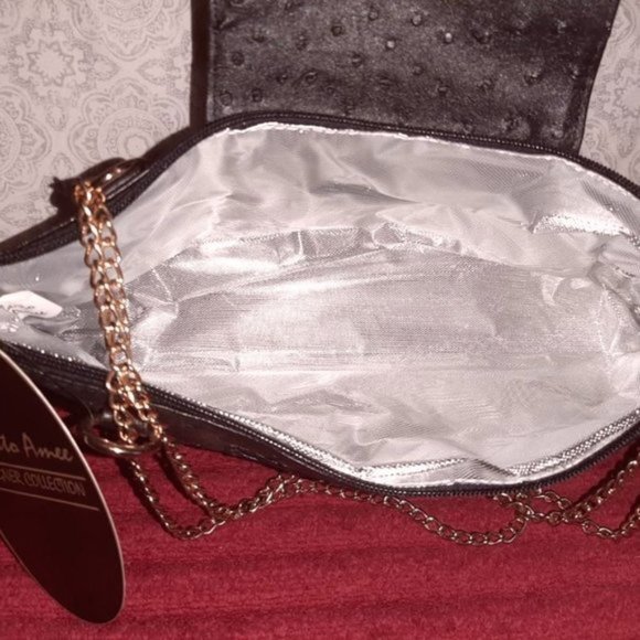 ~ Roberta Amee~Insulated Purse/cross bag ~ Dark Brown/gold hardware NEW - Picture 5 of 11